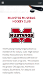 Mobile Screenshot of mustanghockeyclub.com